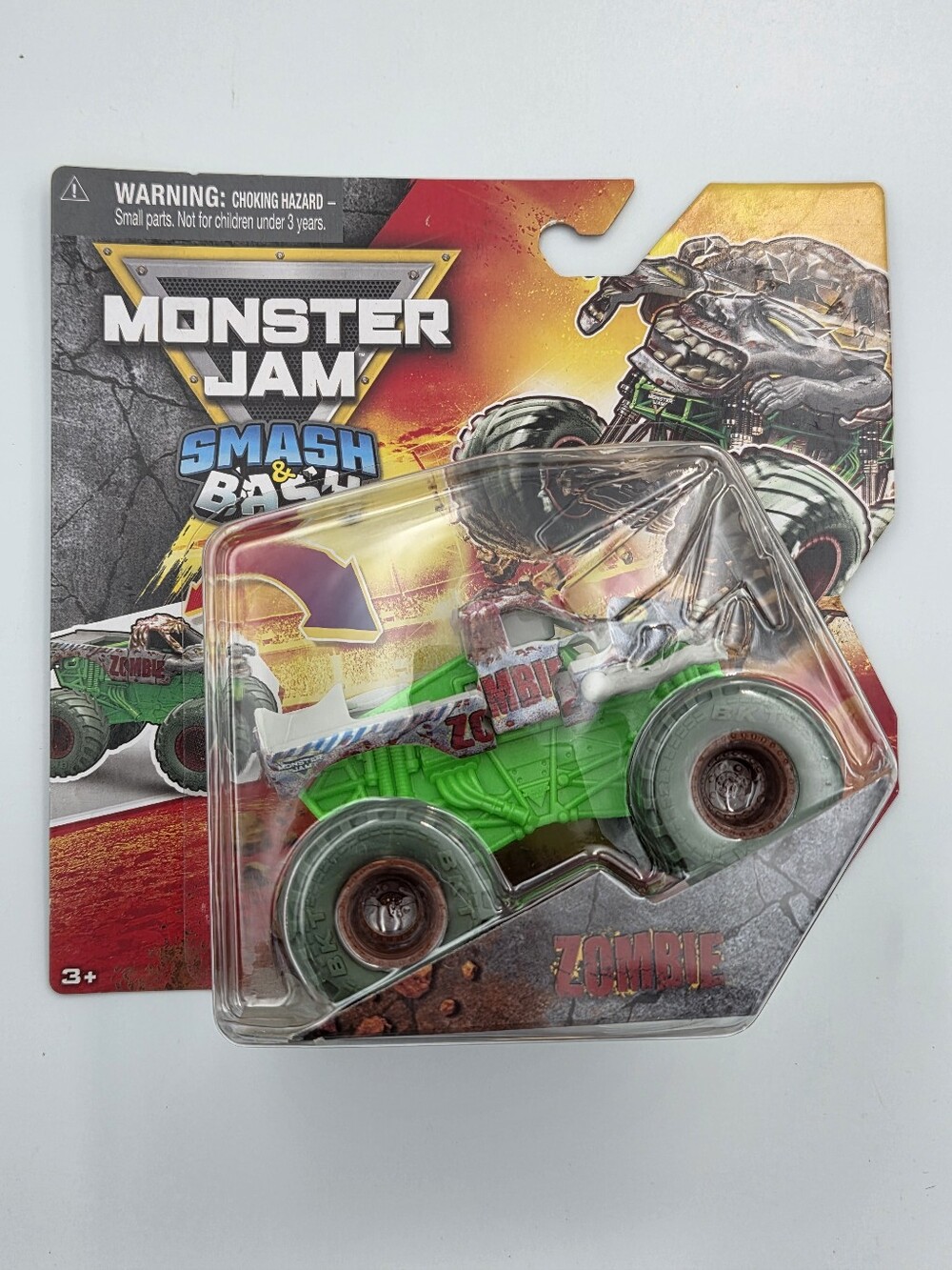 Monster Jam Smash & Bash Zombie Monster Truck NIB